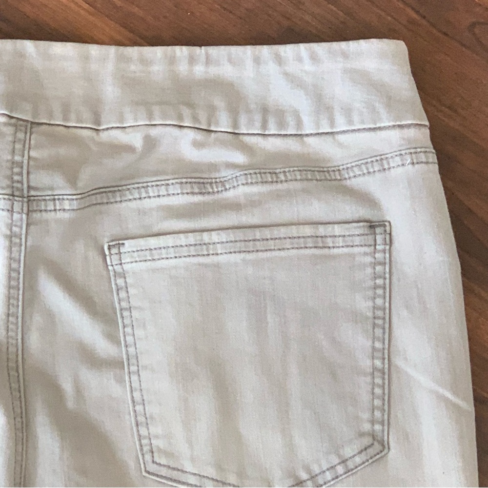 CHICO’S Gray Jeans Slim Boot Size 16 Regular 3 Pull-on Waist High Rise NWT - Picture 7 of 11
